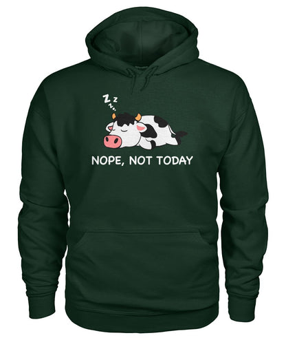 Nope not today - funny cow dessign  unisex  t-shirt , Hoodies - myfunfarm
