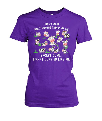 i don't care what anyone thinks - Men's and Women's t-shirt , Vneck, Hoodies - myfunfarm - clothing acceessories shoes for cow lovers, pig, horse, cat, sheep, dog, chicken, goat farmer