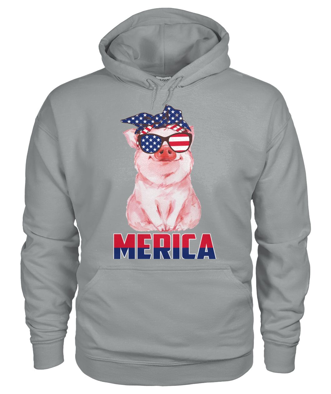 Love pig love america  - Men's and Women's t-shirt , Vneck, Hoodies - myfunfarm - clothing acceessories shoes for cow lovers, pig, horse, cat, sheep, dog, chicken, goat farmer