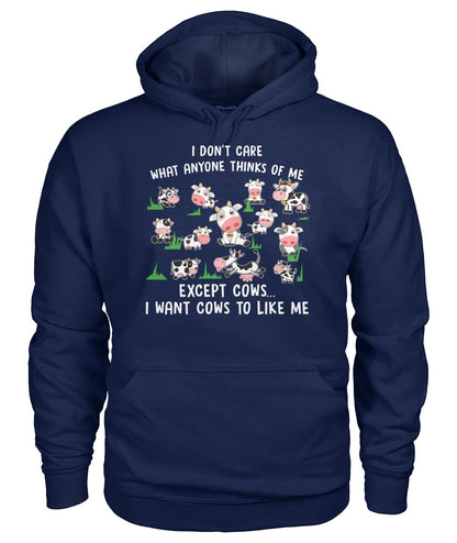 i don't care what anyone thinks - Men's and Women's t-shirt , Vneck, Hoodies - myfunfarm - clothing acceessories shoes for cow lovers, pig, horse, cat, sheep, dog, chicken, goat farmer