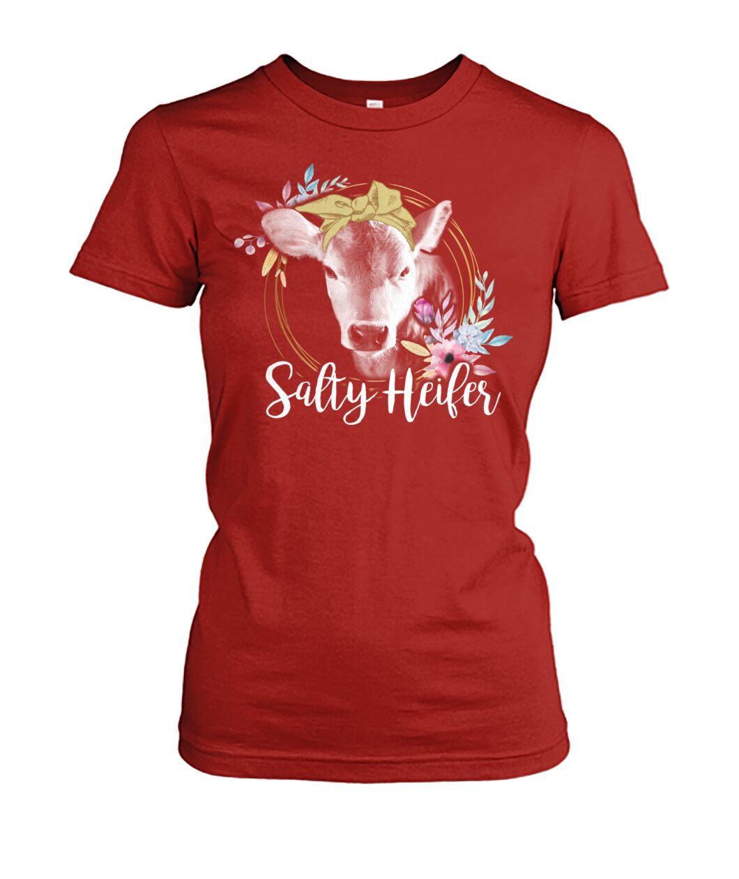 Salty heifer  - Men's and Women's t-shirt , Vneck, Hoodies - myfunfarm - clothing acceessories shoes for cow lovers, pig, horse, cat, sheep, dog, chicken, goat farmer