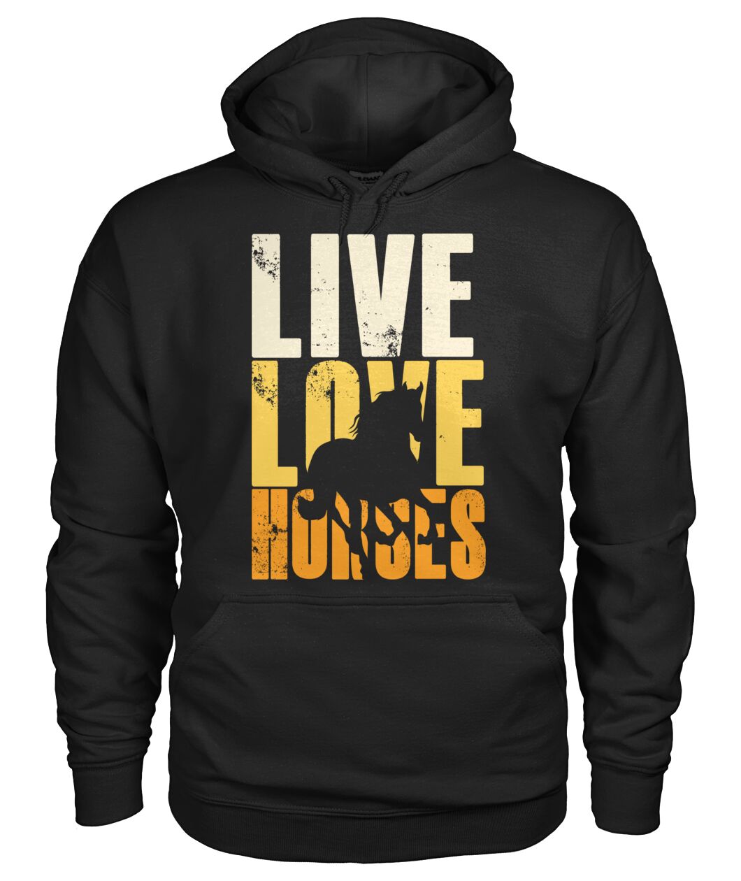 Live love horse - Men's and Women's t-shirt , Vneck, Hoodies - myfunfarm - clothing acceessories shoes for cow lovers, pig, horse, cat, sheep, dog, chicken, goat farmer