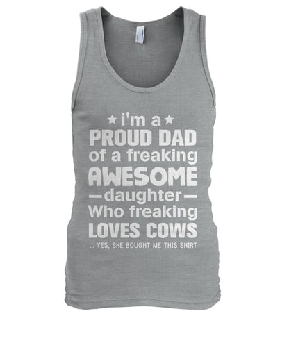i'm a proud dad  - Men's and Women's t-shirt , Vneck, Hoodies - myfunfarm - clothing acceessories shoes for cow lovers, pig, horse, cat, sheep, dog, chicken, goat farmer