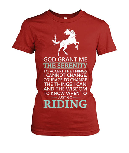 Just go ridding  - Men's and Women's t-shirt , Vneck, Hoodies - myfunfarm - clothing acceessories shoes for cow lovers, pig, horse, cat, sheep, dog, chicken, goat farmer