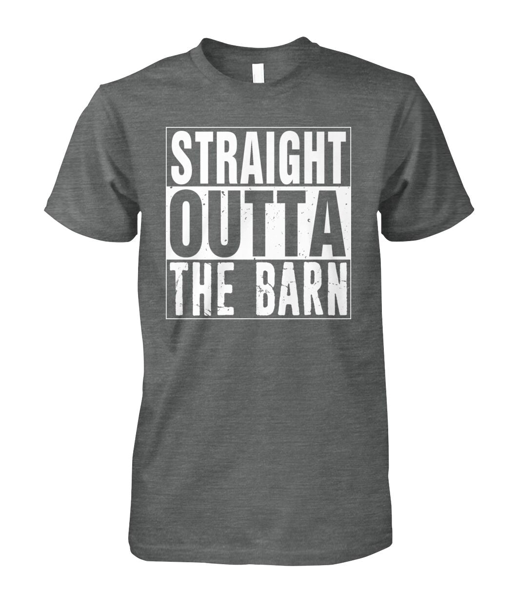 straight outta the barn  - Men's and Women's t-shirt , Vneck, Hoodies - myfunfarm - clothing acceessories shoes for cow lovers, pig, horse, cat, sheep, dog, chicken, goat farmer