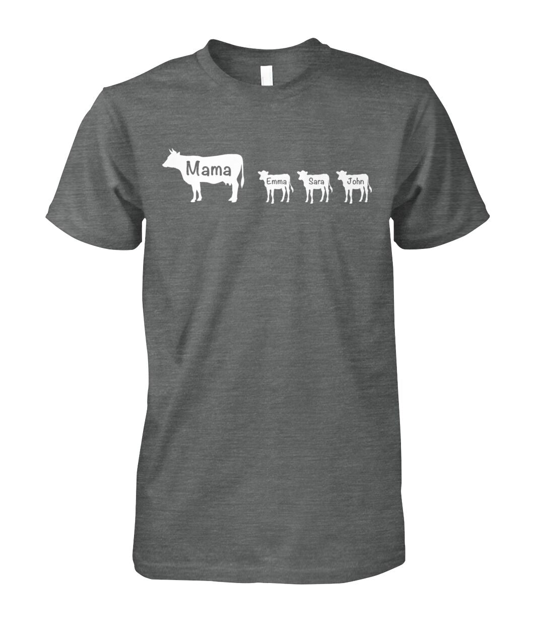 Custom name - Personalized Mama Cow unisex  t-shirt , Hoodies