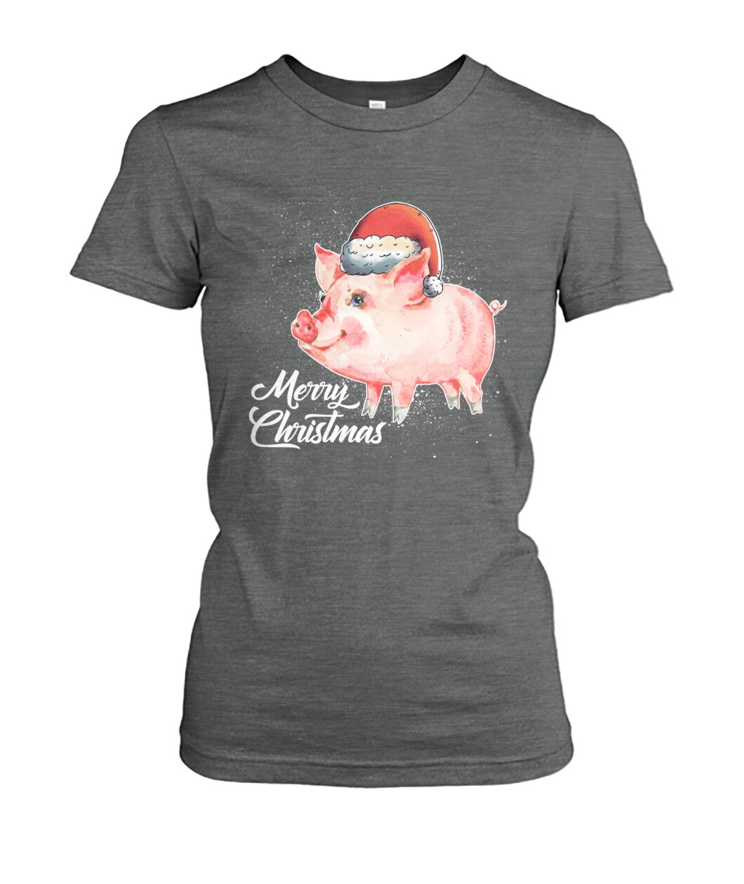 Merry christmas Pig Lovers - Men's and Women's t-shirt , Vneck, Hoodies - myfunfarm - clothing acceessories shoes for cow lovers, pig, horse, cat, sheep, dog, chicken, goat farmer