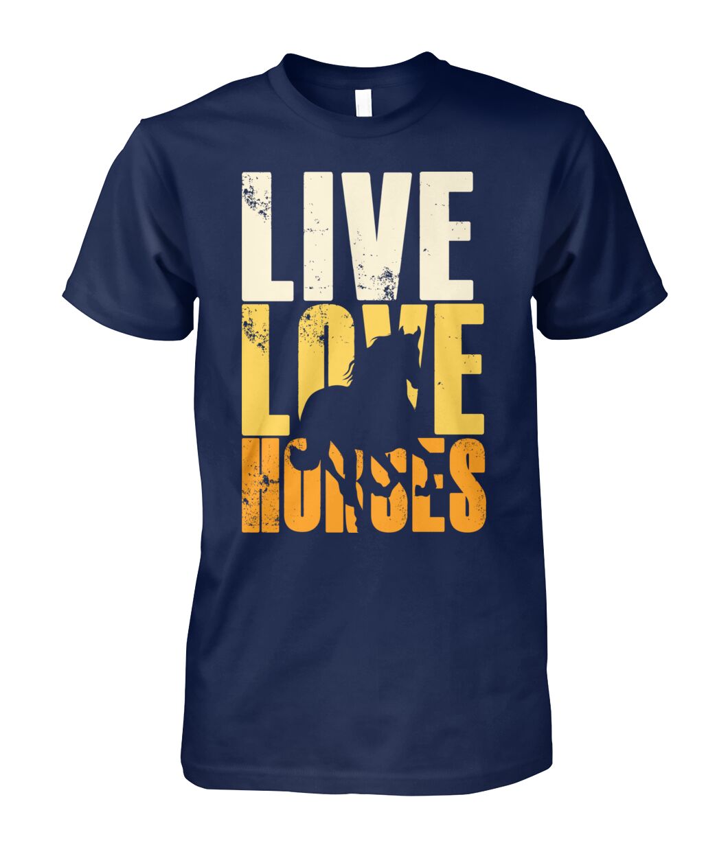 Live love horse - Men's and Women's t-shirt , Vneck, Hoodies - myfunfarm - clothing acceessories shoes for cow lovers, pig, horse, cat, sheep, dog, chicken, goat farmer