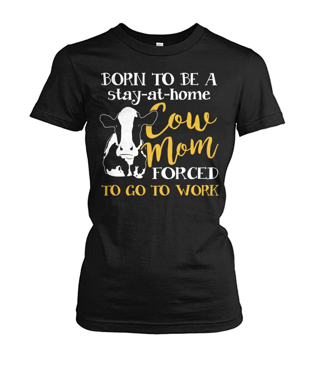 born to be a cow mom - Men's and Women's t-shirt , Vneck, Hoodies - myfunfarm - clothing acceessories shoes for cow lovers, pig, horse, cat, sheep, dog, chicken, goat farmer