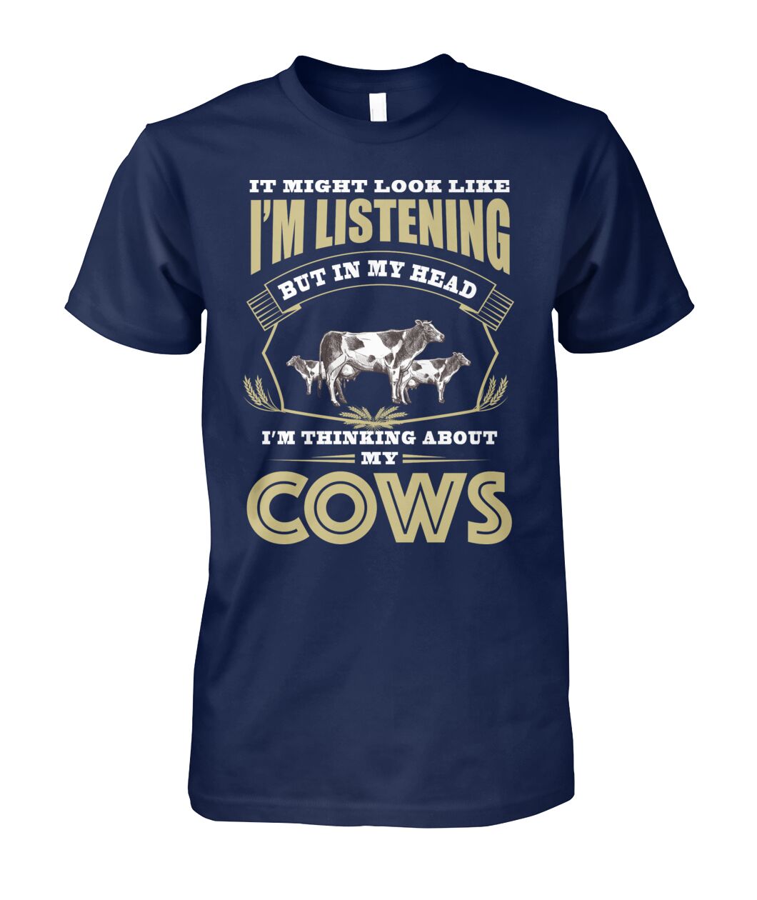 i might look like i'm listening  - Men's and Women's t-shirt , Vneck, Hoodies - myfunfarm - clothing acceessories shoes for cow lovers, pig, horse, cat, sheep, dog, chicken, goat farmer