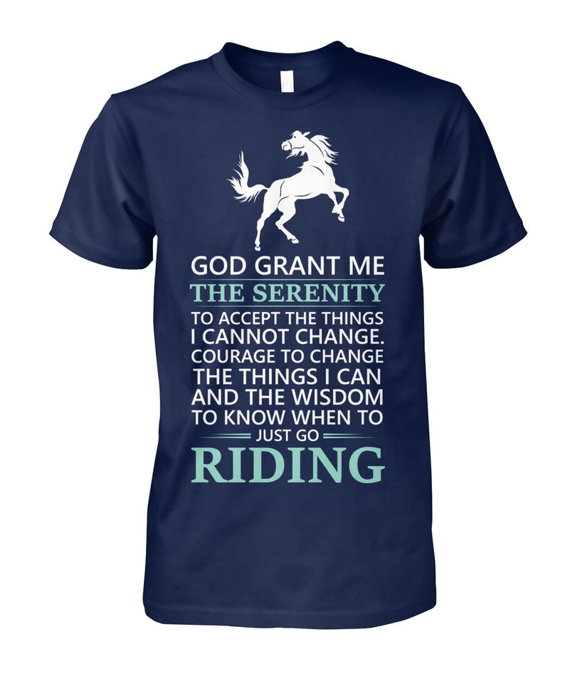 Just go ridding  - Men's and Women's t-shirt , Vneck, Hoodies - myfunfarm - clothing acceessories shoes for cow lovers, pig, horse, cat, sheep, dog, chicken, goat farmer