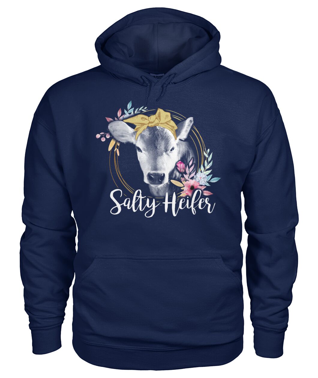 Salty heifer  - Men's and Women's t-shirt , Vneck, Hoodies - myfunfarm - clothing acceessories shoes for cow lovers, pig, horse, cat, sheep, dog, chicken, goat farmer