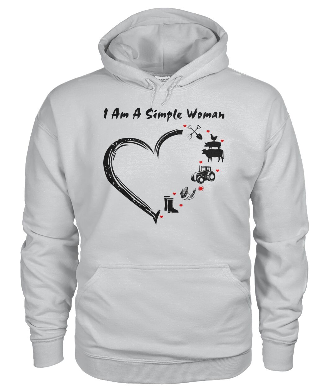 I  am a simple woman unisex  t-shirt , Hoodies - myfunfarm