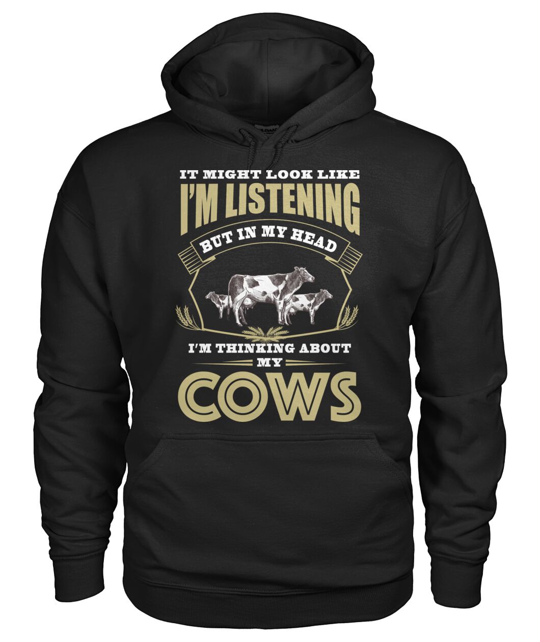 i might look like i'm listening  - Men's and Women's t-shirt , Vneck, Hoodies - myfunfarm - clothing acceessories shoes for cow lovers, pig, horse, cat, sheep, dog, chicken, goat farmer