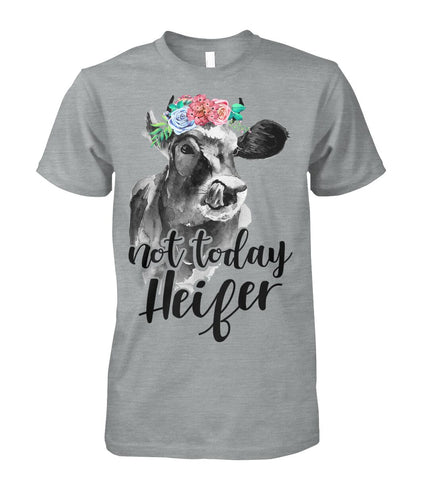 Not today Heifer - Men's and Women's t-shirt , Vneck, Hoodies - myfunfarm - clothing acceessories shoes for cow lovers, pig, horse, cat, sheep, dog, chicken, goat farmer