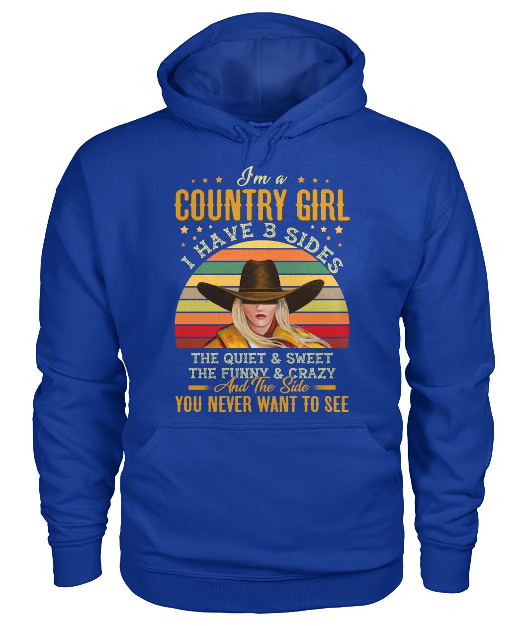 i'm a country girl i have 3 sides - unisex  t-shirt , Hoodies