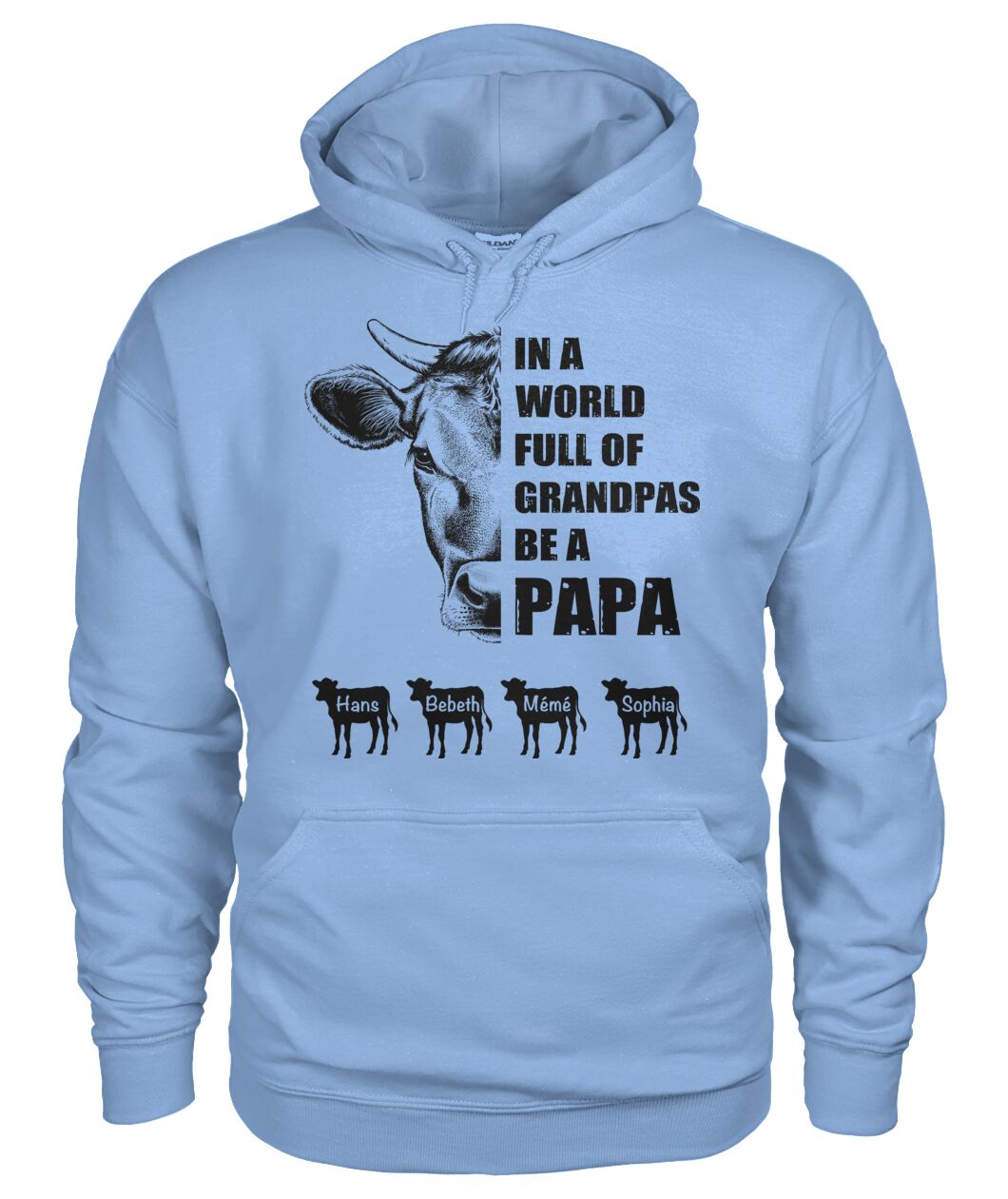 In a world full of Grandpas be a papa - funny design unisex  t-shirt , Hoodies