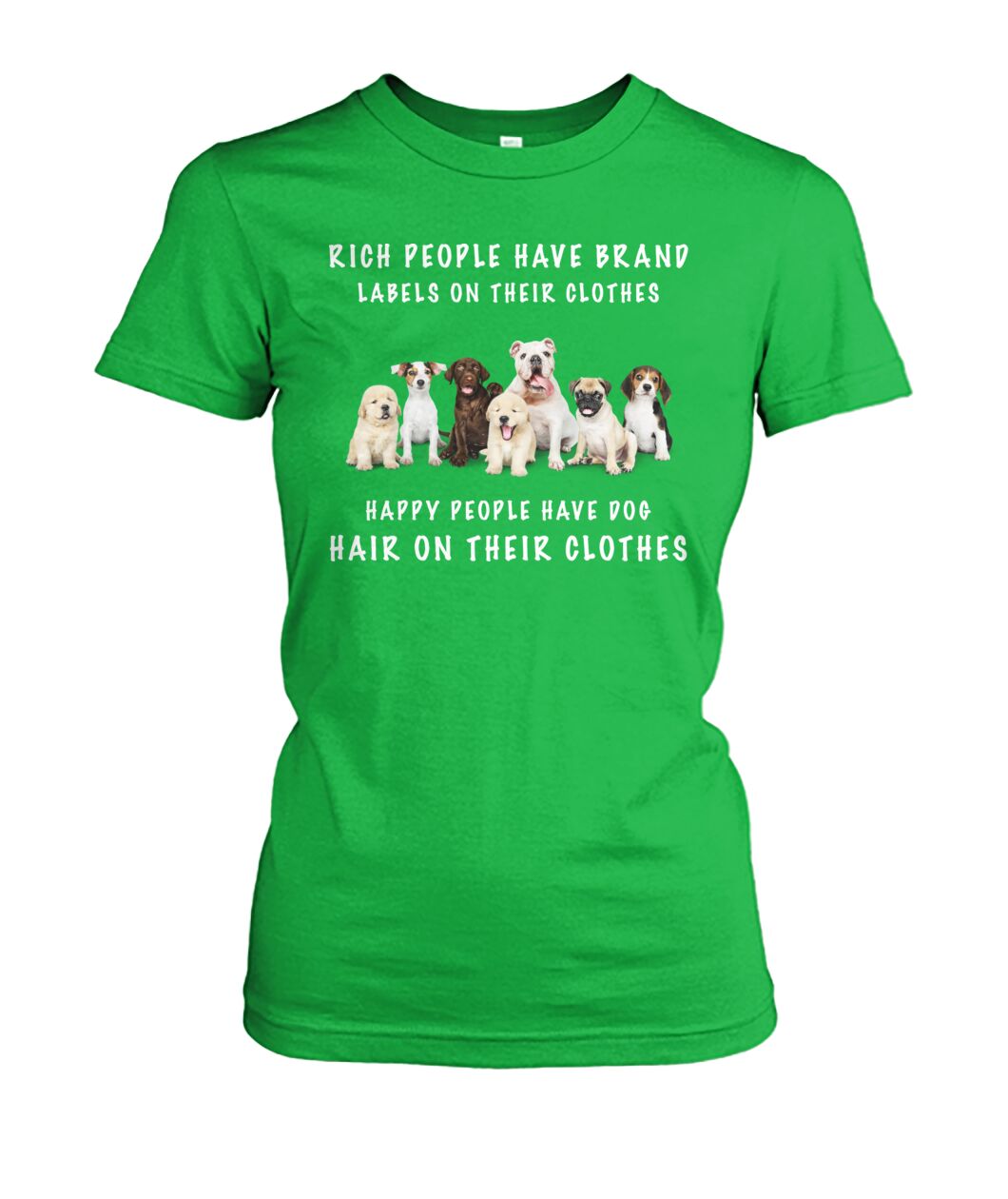 Happy people have dog - Men's and Women's t-shirt , Vneck, Hoodies - myfunfarm - clothing acceessories shoes for cow lovers, pig, horse, cat, sheep, dog, chicken, goat farmer
