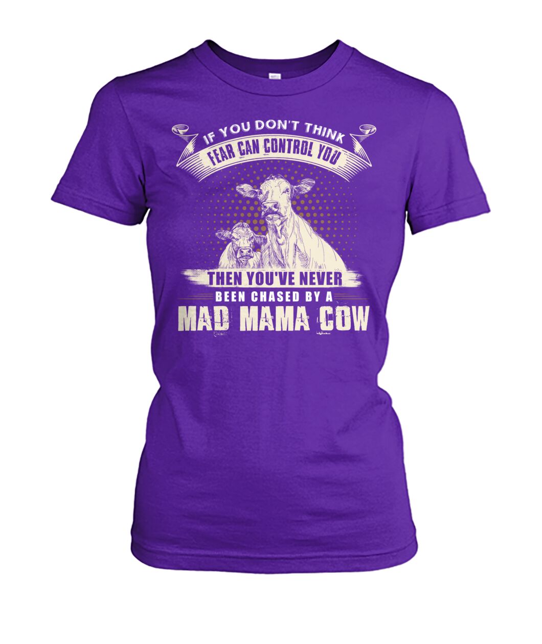 Mad mama cow   - Men's and Women's t-shirt , Vneck, Hoodies - myfunfarm - clothing acceessories shoes for cow lovers, pig, horse, cat, sheep, dog, chicken, goat farmer