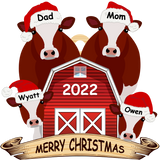 Personalized Wooden Ornament Rancher Cattle Breeds For Christmas