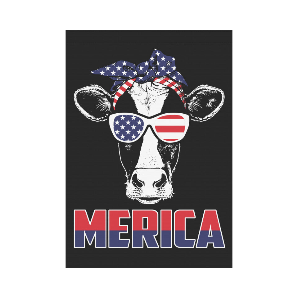 Flag print cow - 4th of july - myfunfarm - clothing acceessories shoes for cow lovers, pig, horse, cat, sheep, dog, chicken, goat farmer