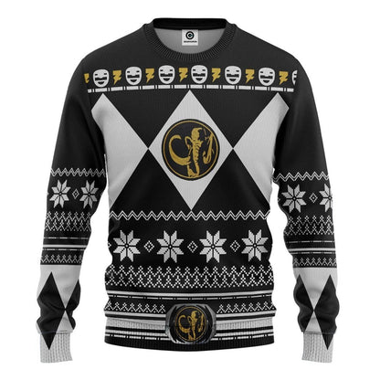 Black Power Ranger - Cosplay Tshirt Hoodies Sweatshirt - Apparel