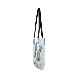 Cute Cow painting print tote bag sk00012 Reusable Shopping Bag Model 1660 (Two sides) - myfunfarm - clothing acceessories shoes for cow lovers, pig, horse, cat, sheep, dog, chicken, goat farmer