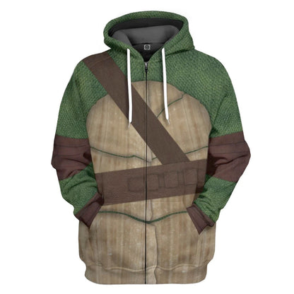 Donatello TMNT Don Donnie Custom Tshirt Hoodie sweatshirt - Apparel