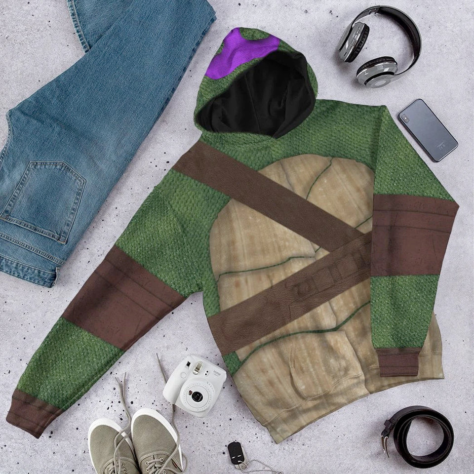 Donatello TMNT Don Donnie Custom Tshirt Hoodie sweatshirt - Apparel