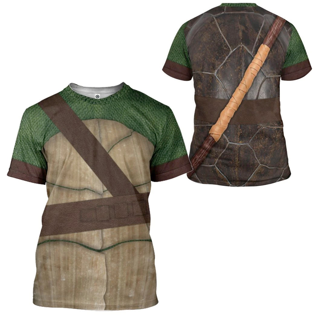 Donatello TMNT Don Donnie Custom Tshirt Hoodie sweatshirt - Apparel