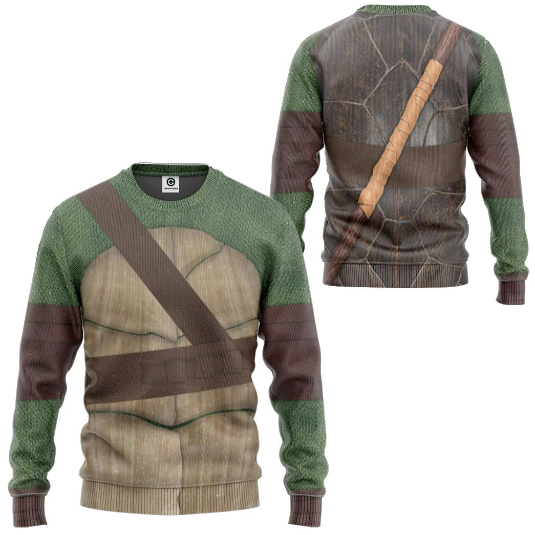 Donatello TMNT Don Donnie Custom Tshirt Hoodie sweatshirt - Apparel