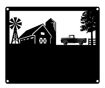 Custom Metal Sign Farmhouse Decor - myfunfarm