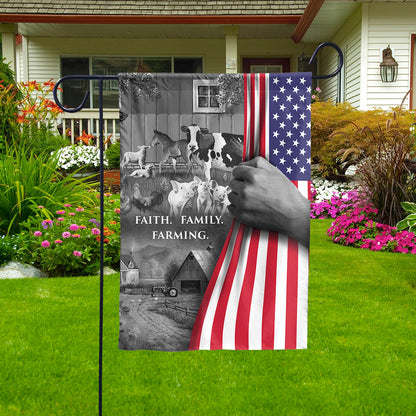 Faith Family Farming - Flag USA - myfunfarm