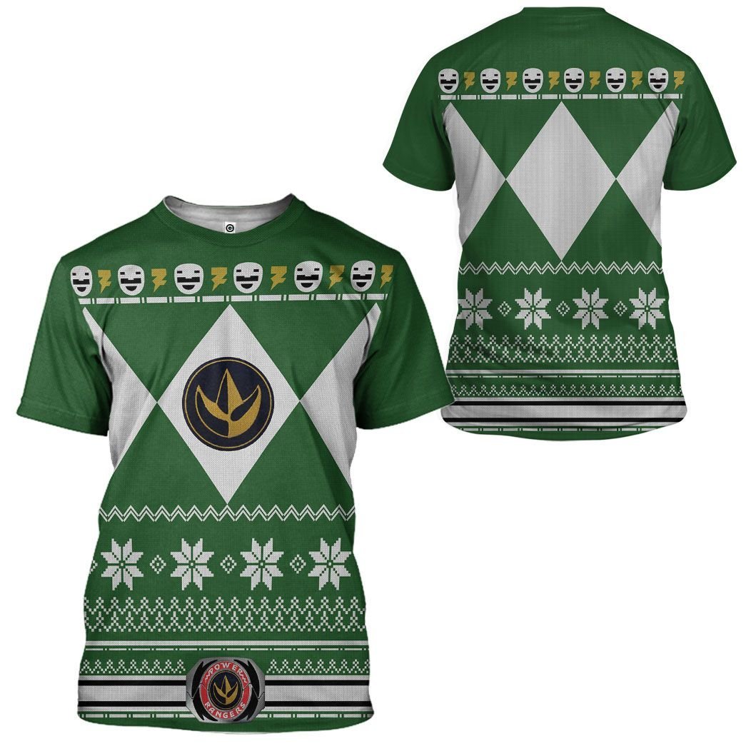 Green Power Ranger - Cosplay Tshirt Hoodies Sweatshirt - Apparel
