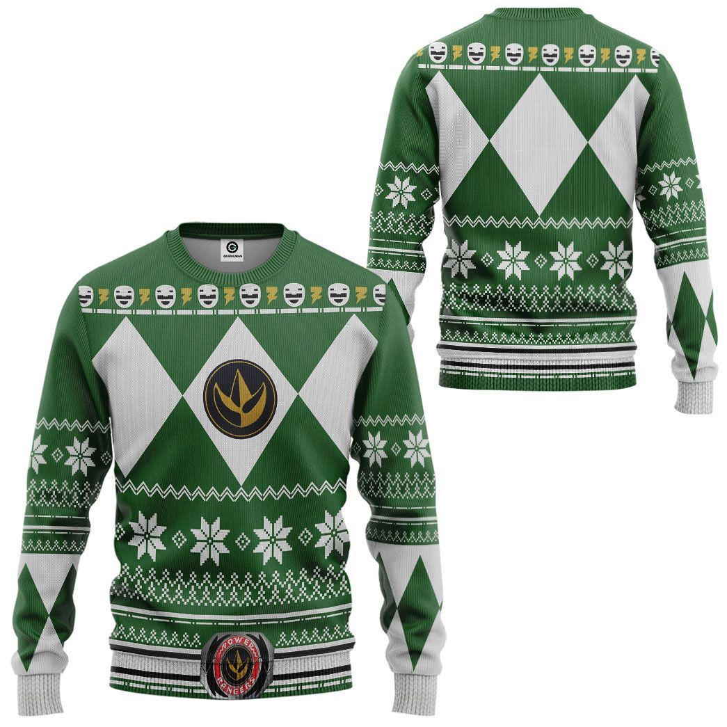 Green Power Ranger - Cosplay Tshirt Hoodies Sweatshirt - Apparel