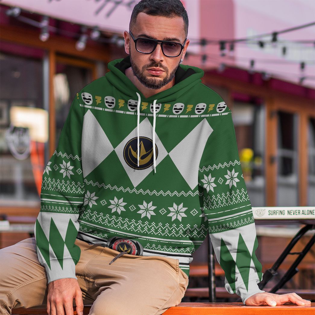 Green Power Ranger - Cosplay Tshirt Hoodies Sweatshirt - Apparel