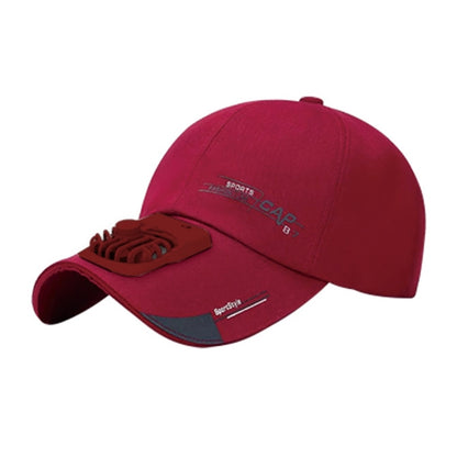 Unisex Summer USB Charging Cooling Fan Baseball Cap Outdoor - myfunfarm