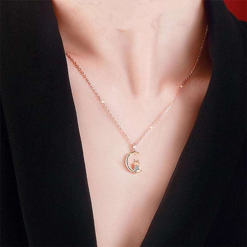 Cow Jewelry Pendant Necklace Accessories Lady Gift