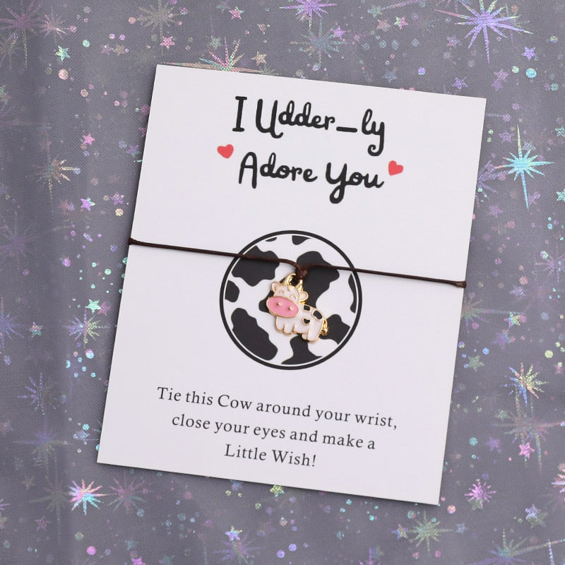 I Udder-ly Adore You Bracelet Jewellery for Cow Lover Gift - myfunfarm