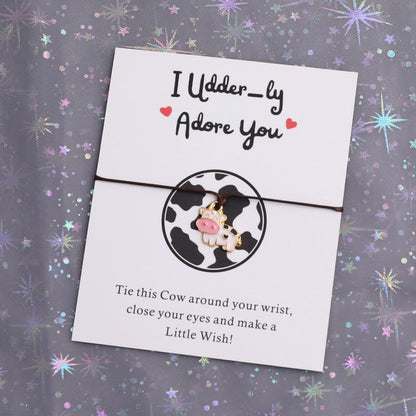 I Udder-ly Adore You Bracelet Jewellery for Cow Lover Gift - myfunfarm