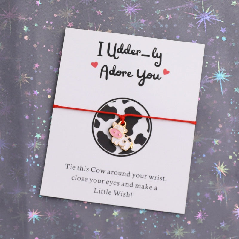 I Udder-ly Adore You Bracelet Jewellery for Cow Lover Gift - myfunfarm