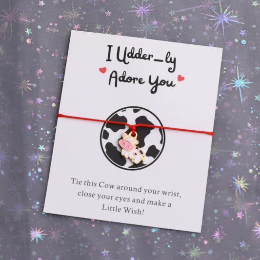 I Udder-ly Adore You Bracelet Jewellery for Cow Lover Gift - myfunfarm