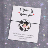 I Udder-ly Adore You Bracelet Jewellery for Cow Lover Gift