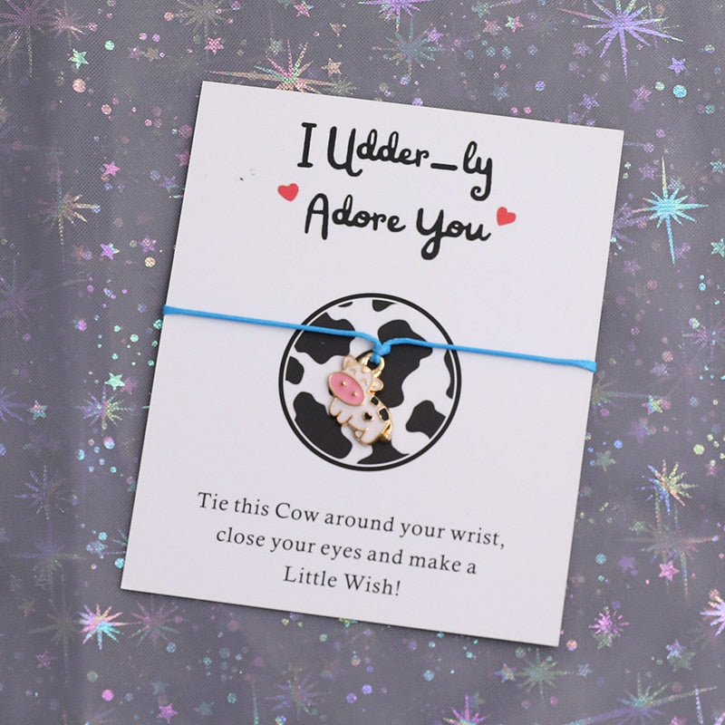 I Udder-ly Adore You Bracelet Jewellery for Cow Lover Gift - myfunfarm