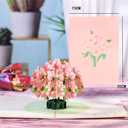 3D Pop Up Mothers Day Cards Gifts Floral Bouquet - myfunfarm