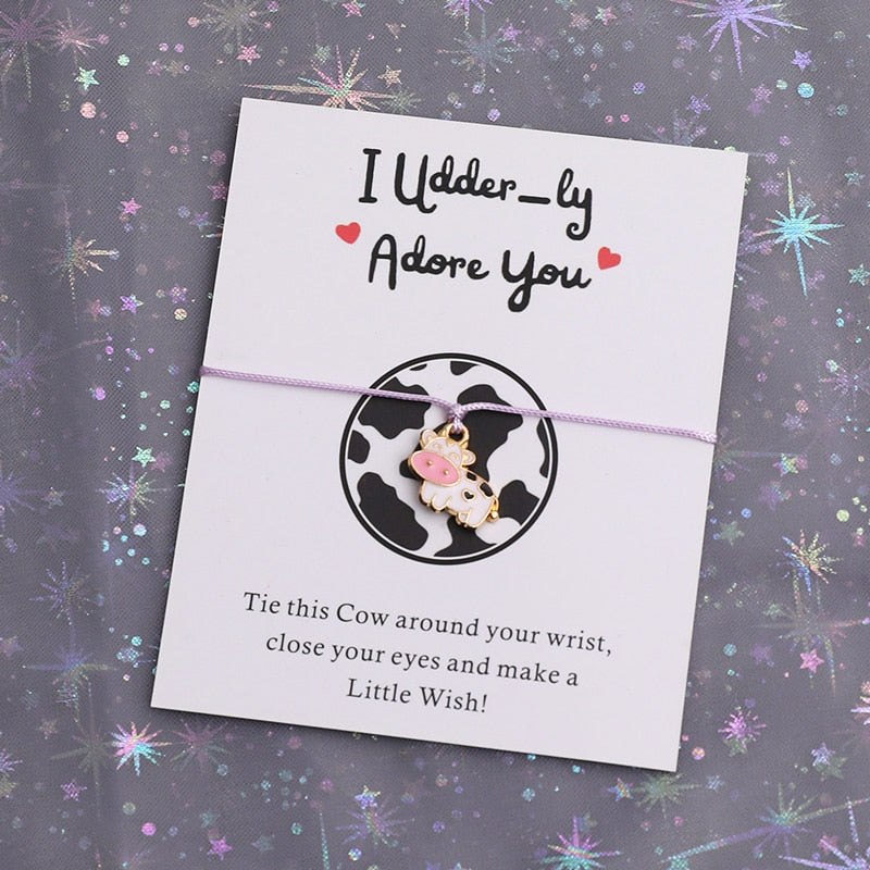 I Udder-ly Adore You Bracelet Jewellery for Cow Lover Gift - myfunfarm