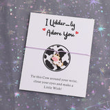 I Udder-ly Adore You Bracelet Jewellery for Cow Lover Gift