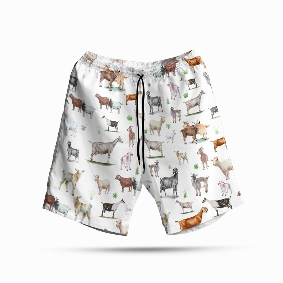 Goat painting pattern - Hawaiian Shirt and Shorts