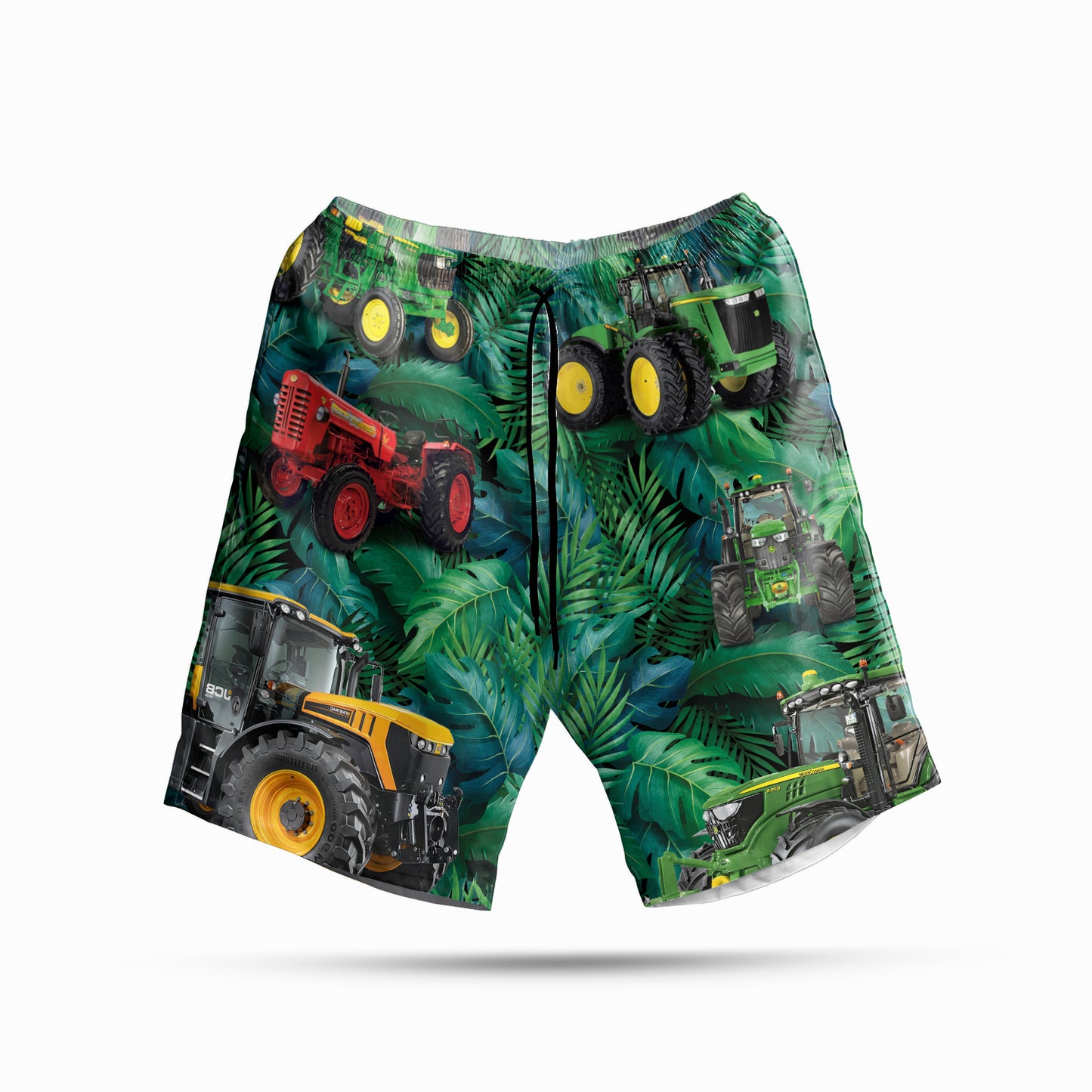 Tractor forest Pattern - Hawaiian Shirt, Shorts for adult and youth - myfunfarm