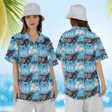 Cattle pattern - Personalized Custom Name Unisex Hawaiian Shirt, Shorts for adult and youth